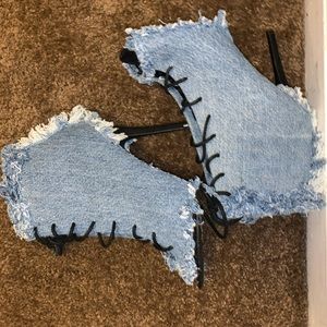 Denim Heel